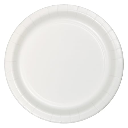 Touch Of Color White Dessert Plates, 7", 900PK 753272B